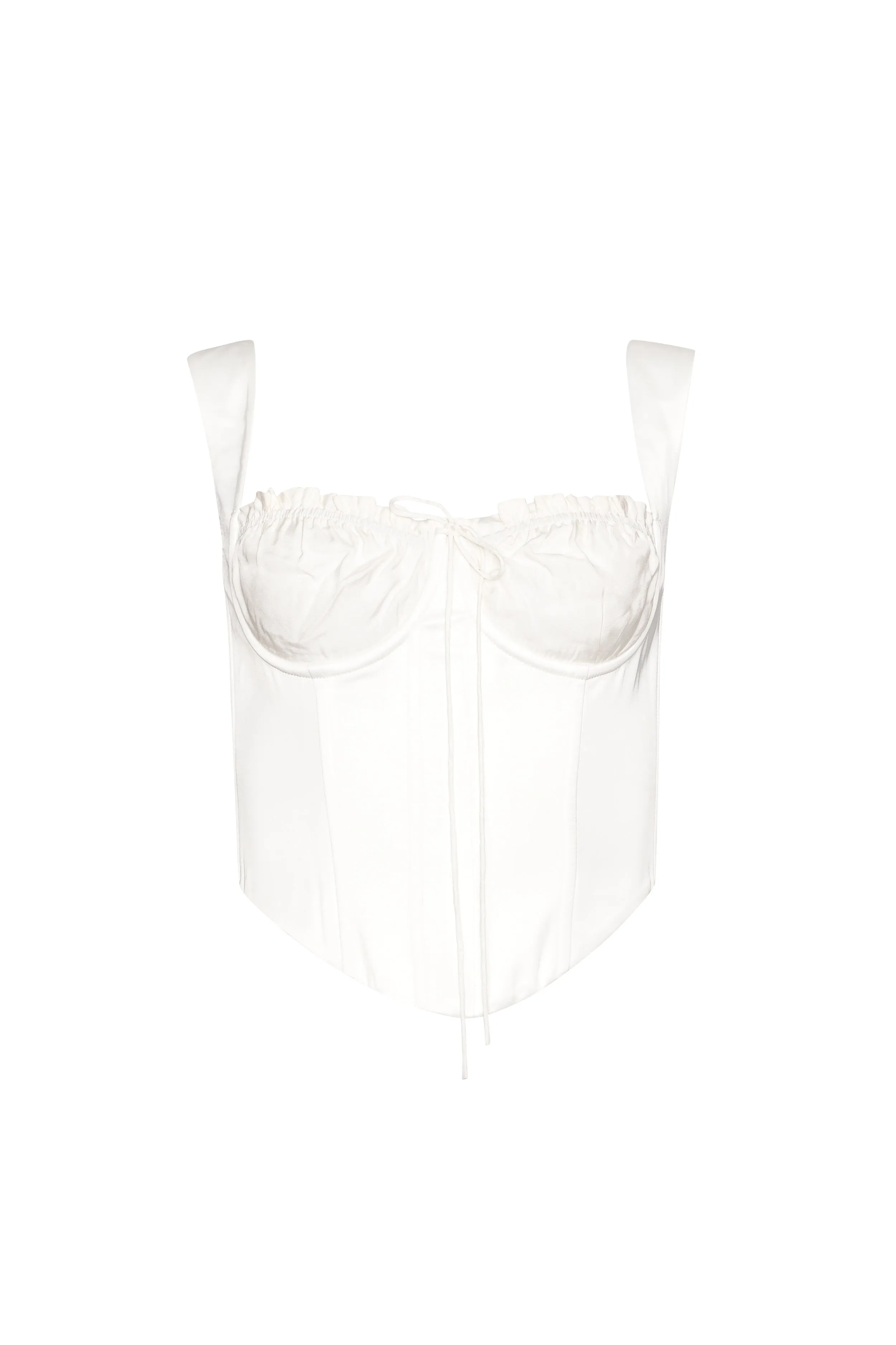 Ruched Cup Bustier Top