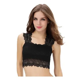 Sexy Lace Bra Bustier Crop Top