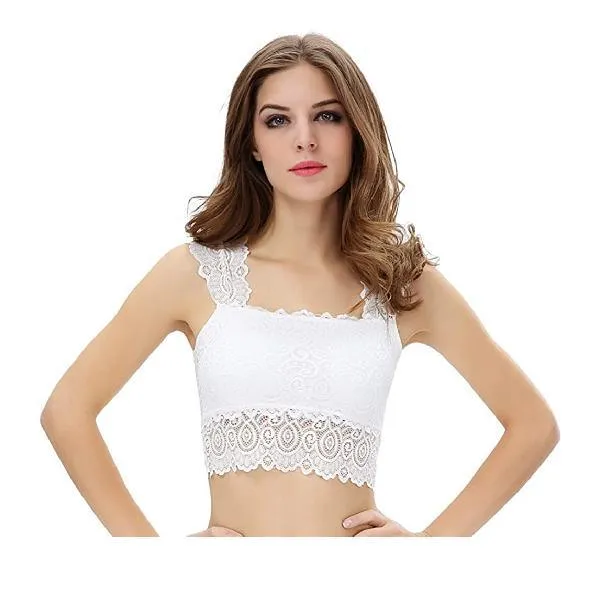 Sexy Lace Bra Bustier Crop Top