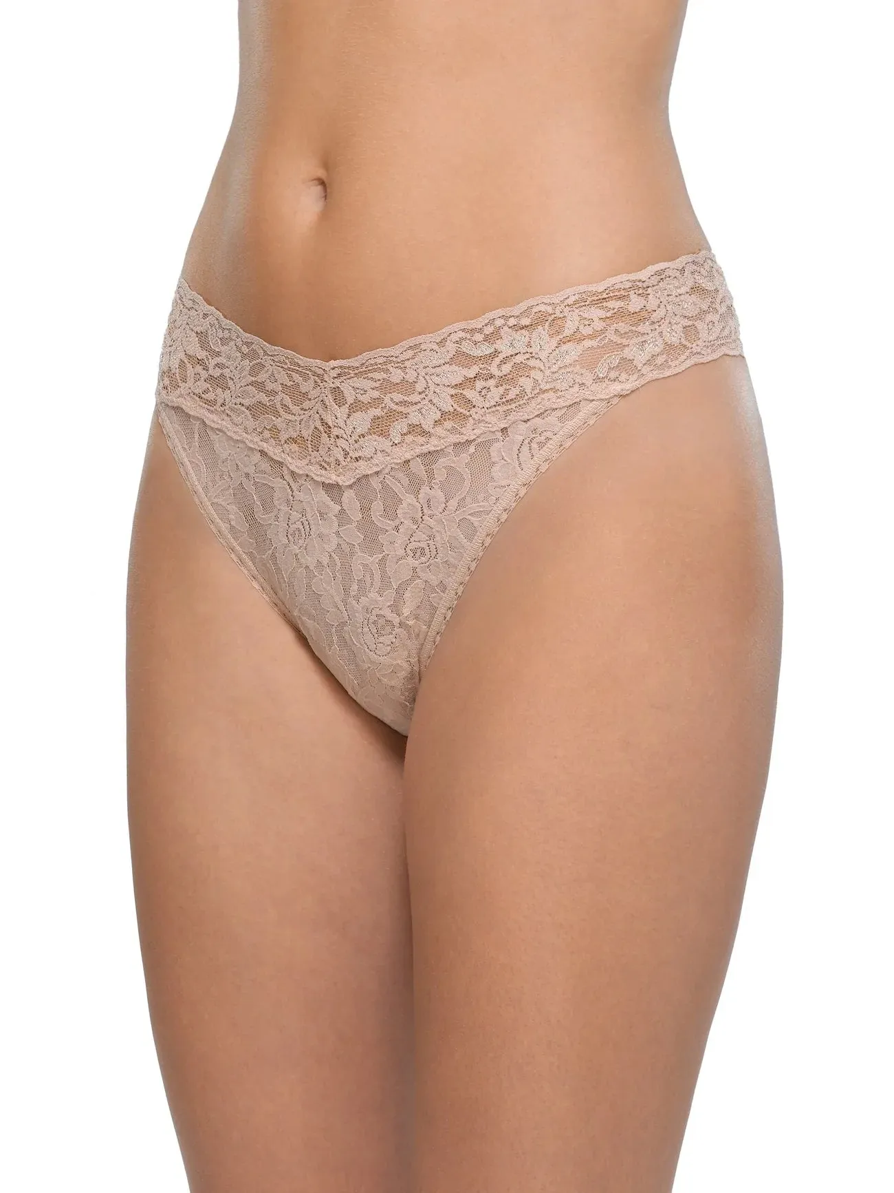 Signature Lace Original Rise Thong