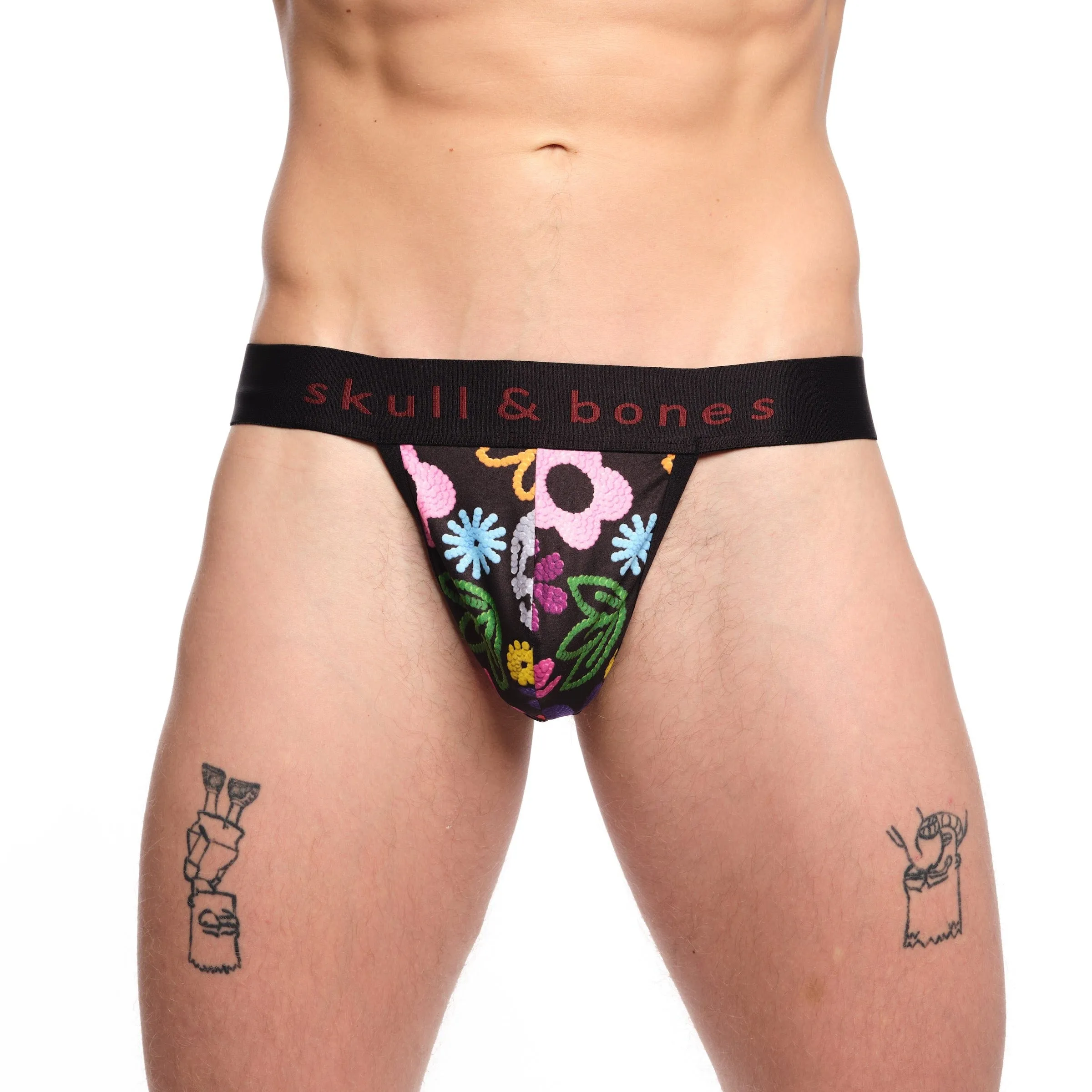 Skull Floral Thong