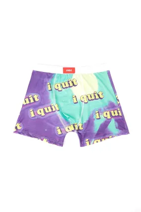 UNDZ Guys I Quit Print Boxers